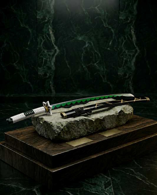 Wooden Katana - Sanemi Nichirin Blade