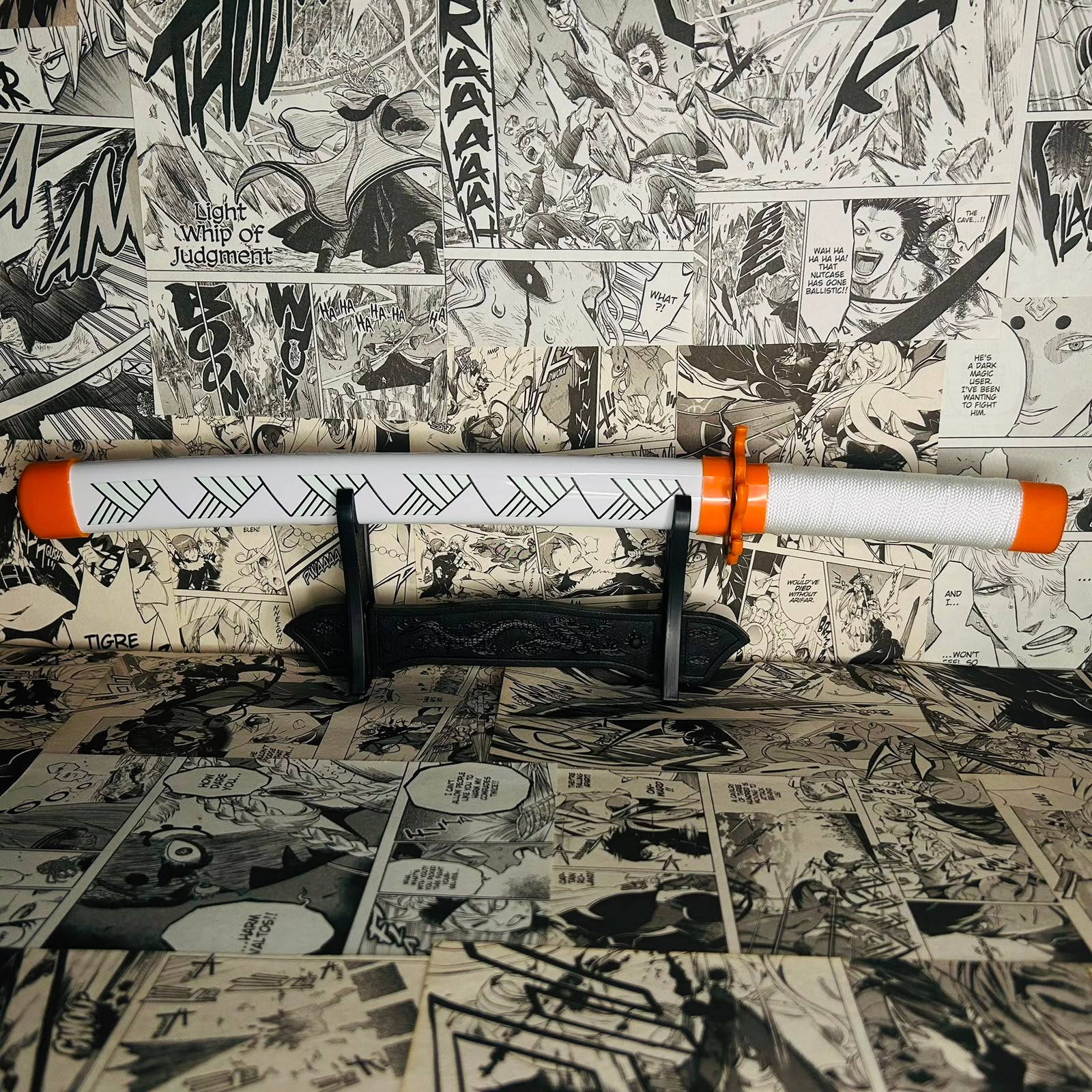 Mini Wooden Katana - Rengoku