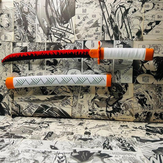 Mini Wooden Katana - Rengoku